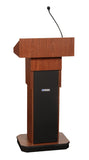 AmpliVox S505A Executive Adjustable Height Column Lectern with Sound System (4 colors)