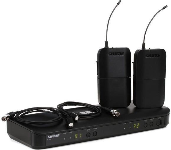 Shure BLX188/CVL-H11 Dual Channel CVL Lavalier Wireless Microphone System - 572 to 596 MHz