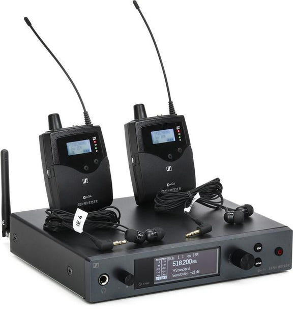 Sennheiser EW IEM G4-TWIN-G Wireless Stereo Monitoring Set