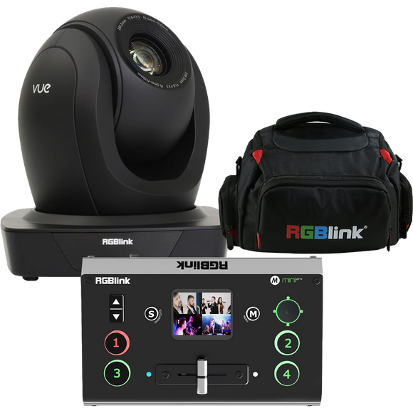 RGBLINK PTZ VUE 20X PTZ Camera with the mini-pro