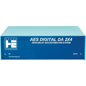 Henry Engineering DDA AES Digital DA 2X4 Zero-Delay AES Distribution System