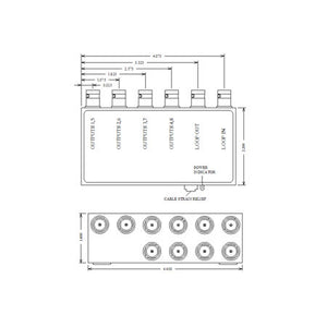 VAC 1x8 Composite Video DA with BNCs