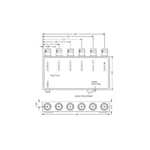 VAC 11-143-104 1x4 Composite Video DA