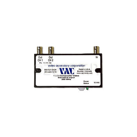 VAC 11-511-108 1x8 Composite Video DA with BNCs