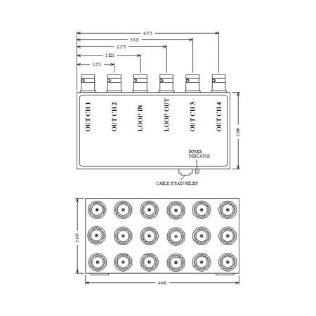 VAC 12-131-114 Component RGB Video Distribution Amplifier