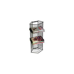 Onyx Matte Black Wire Wall or Stand Alone DVD Rack (28 DVDs)