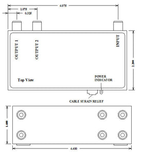 VAC 16-111-402 1x2 Unbalanced Stereo Audio DA with RCA and Unity Gain