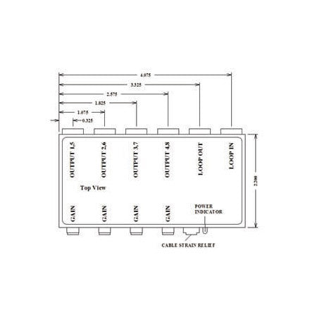 VAC 16-164-308 1x8 Bal. Mono Audio Distribution Amp with Terminal Block