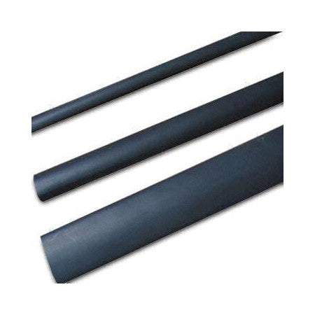 1/2 Inch Adhesive Lined Shrink Tube. 2 to 1 Shrink Ratio. Black. 4FT