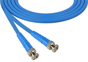 Belden 1694A RG6 Cable with Kings 2065-10-9 BNC Male to Male Connectors 10FT (Multiple Colors)