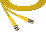 Belden 1694A SDI-HDTV RG6 Cable with Trompeter Black & Gold BNC Connectors (10 Colors) 75FT