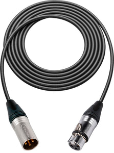 Sescom 1800F-XMF-1 Digital Patch Cable Belden 1800F AES/EBU Female XLR to Male XLR High-Flex