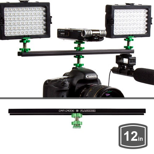 Buy 12 Inch D-FLASHNER KIT (Black) (Flash Shoe Extention) CAM-0CC-0DFK ...