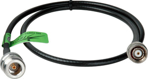 Wi-Fi 802.11 a/b/g LMR200 type RP-TNC Male to N-Type Female Cable 2FT