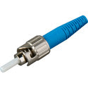 Senko 215-103-L1 Premium 125um SingleMode ST Fiber Connector with Blue 3mm Boot