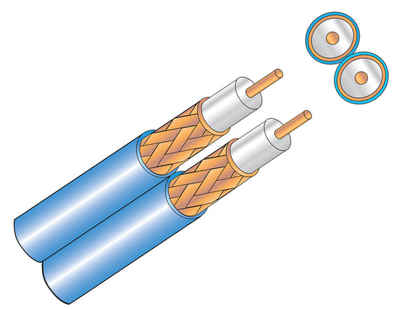 West Penn Wire 252825 Plenum S-VHS Cable Per ft