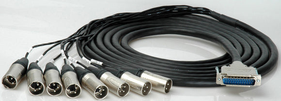 Mogami Digital 25Pin DSub to 8 XLR Male - Tascam-Digi 10FT