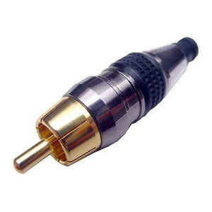 Calrad 30-291 Gold Plated 75 Ohm RCA Plug for 2.8mm Cable