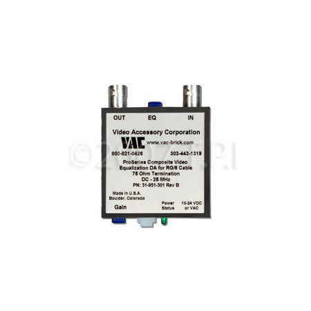 VAC 31-951-301 Line Driver with Gain & Equalization RG6 Cable