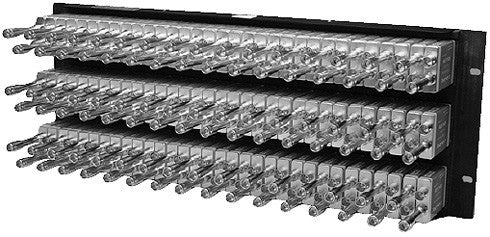 Canare 32MD-ST-4U 75 Ohm 4Ru 32 Point Midsize Video Patch Panel 96 x MDVJ-STS Loaded Video Jacks