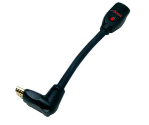 TecNec HDMI Right Angle Male to Female Adapter Cable with Cable Exit to the top