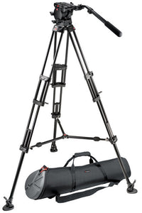 Manfrotto 526 Pro Fluid Video Head+545B Pro Alu Video Tripod+MBAG100PN