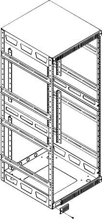 Buy Middle Atlantic 26 Inch Deep SLIM 5 Rack 37 Space Split Rear Rail ...