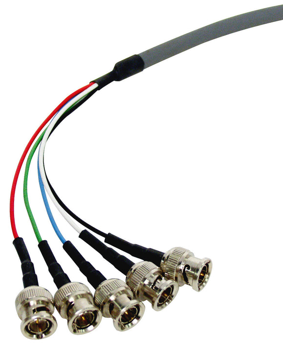 TecNec General Purpose 5-Channel BNC Cable 75FT