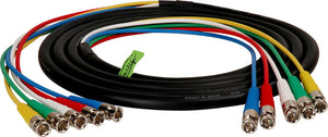 5-Channel BNC Video Snake Cable 6FT