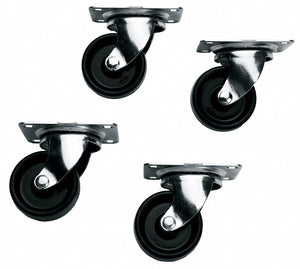 Set of Casters for Slim 5 4-Locking