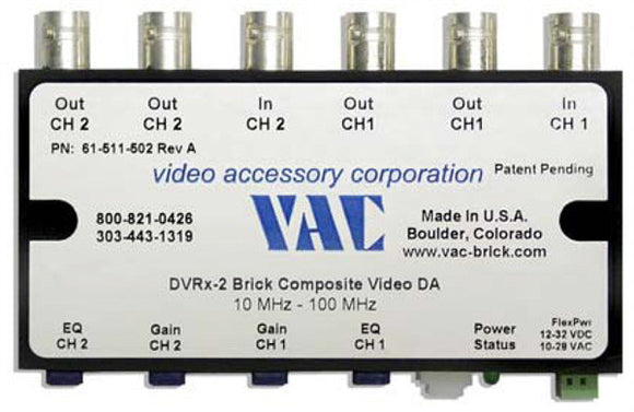 VAC 61-111-504 Four-channel DVRx Analog Video Optimization System