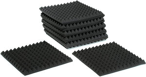 Auralex Acoustic Studiofoam- 2 Inch Pyramids (Charcoal Gray)
