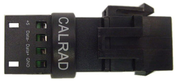 Calrad 72-125K-S Solderless USB Type A Over Cat5e or Cat6 Keystone