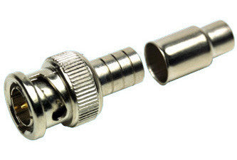 BNC Male 3-Piece Crimp Type Connector for RG58