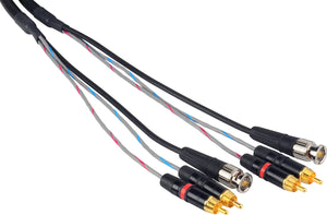 Canare A2V1 BNC with Dual RCA AV Dubbing Cable 75FT