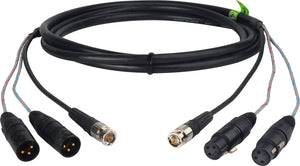 Premium XLR to BNC Dubbing Cable 25FT