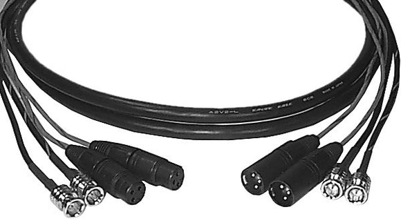 Premium XLR to BNC Dubbing Cable 25FT