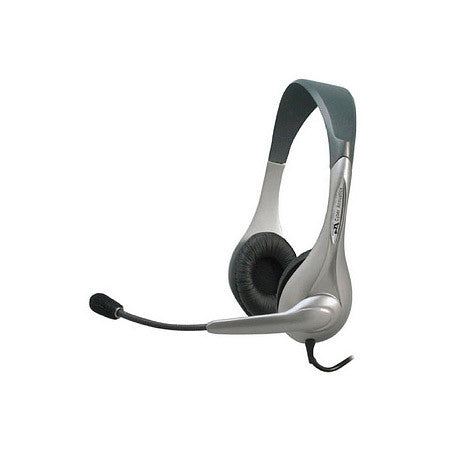 Cyber Acoustics AC201R-ML Stereo Headset With Microphone and 3.5 mm connectors