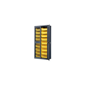 Akro-Mils AC3618SV250 Secure-View Bin Cabinet 18 14.75x16.5x7 In. Bins