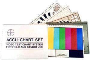 Vertex Accu-Chart AC-3 Set of 5 Test Charts 12.5 in. x 10 in.