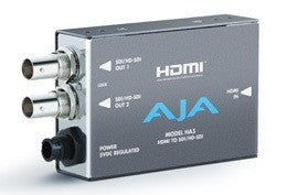 AJA HDMI to SD/HD-SDI Video and Audio Converter