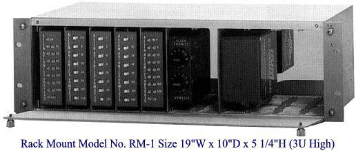 Allen Avionics Rack Mount with Metal Door Holds Up to 5 RMC-2 and 10 Units