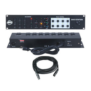 American DJ DUO Station - 3-Channel RGB LED Controller and 8-Chan Switching System