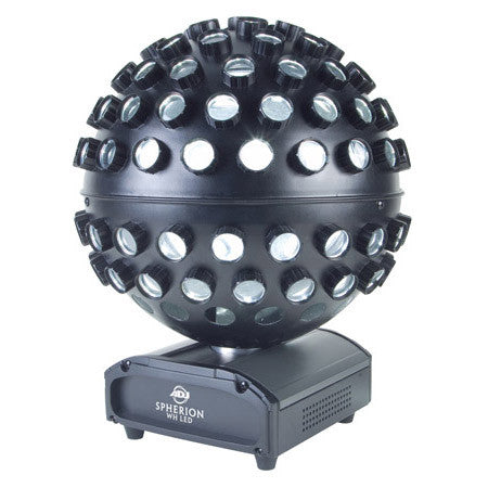 American DJ Spherion WH LED Non-DMX Rotating LED Ball