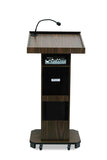 AmpliVox S505 Executive Column Lectern with Sound System (4 colors)