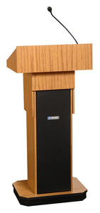 AmpliVox S505A Executive Adjustable Height Column Lectern with Sound System (4 colors)