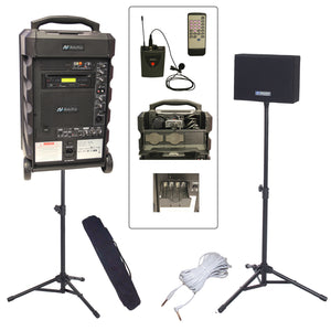 AmpliVox SB8002 Titan Wireless Portable PA Bundle with Lapel Mic