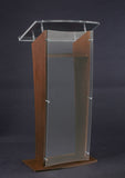 AmpliVox SN3500 Wood & Acrylic Presentation Lectern