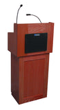 AmpliVox SS3010 Oxford Two-Piece Lectern With Wired Sound System (in 2 colors)