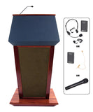 AmpliVox SW3040 Patriot Lectern with Wireless Microphone (in 5 colors)